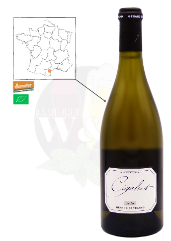 IGP Aude - Cigalus Blanc Gerard Bertrand 2018 - White Wine