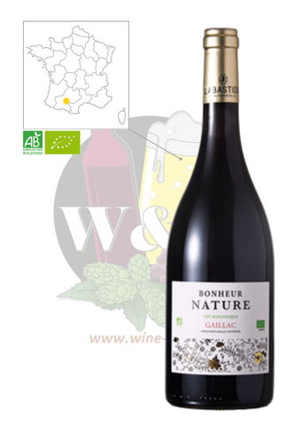 Cette bouteille est un vin rouge AOC Gaillac, aux notes fruitées de cerises et de mûres avec des tannins bien présents mais très fondus.