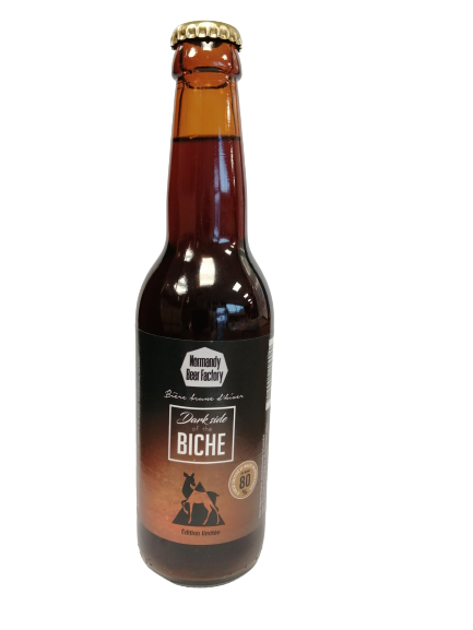 Amber beer "Dark Side of the Biche" - Brewery Normandy Beer Factory